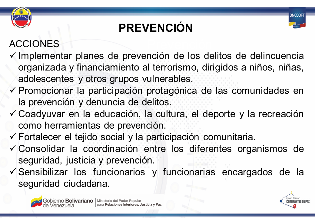 concepto de prevencion
