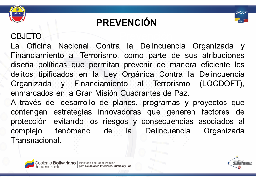 concepto de prevencion